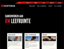 Tablet Screenshot of harteman.com